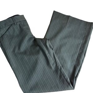 EXPRESS EDITOR Striped Gray Women's Pants